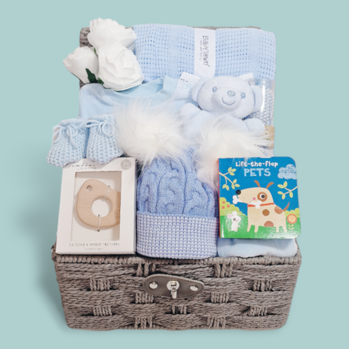  Baby Boy Gift Basket - Ema and Boo