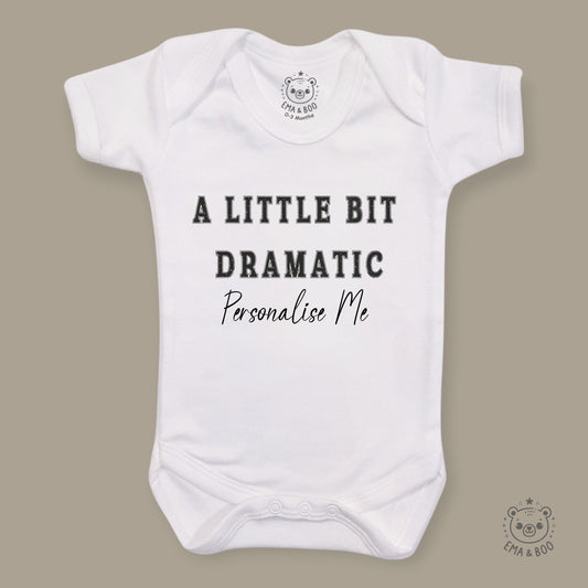 Personalised Baby Bodysuits - Floral Bunny