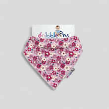 Load image into Gallery viewer, Dribble Ons Bib Pink with Flowers
