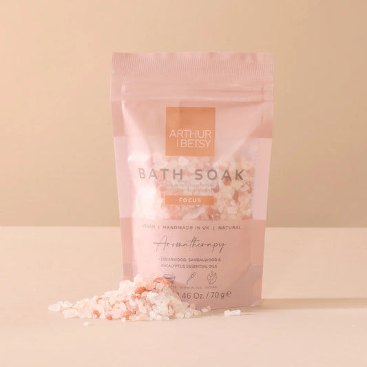 Focus Aromatherapy Bath Salts | New Mum Self-Care Gift | 70g