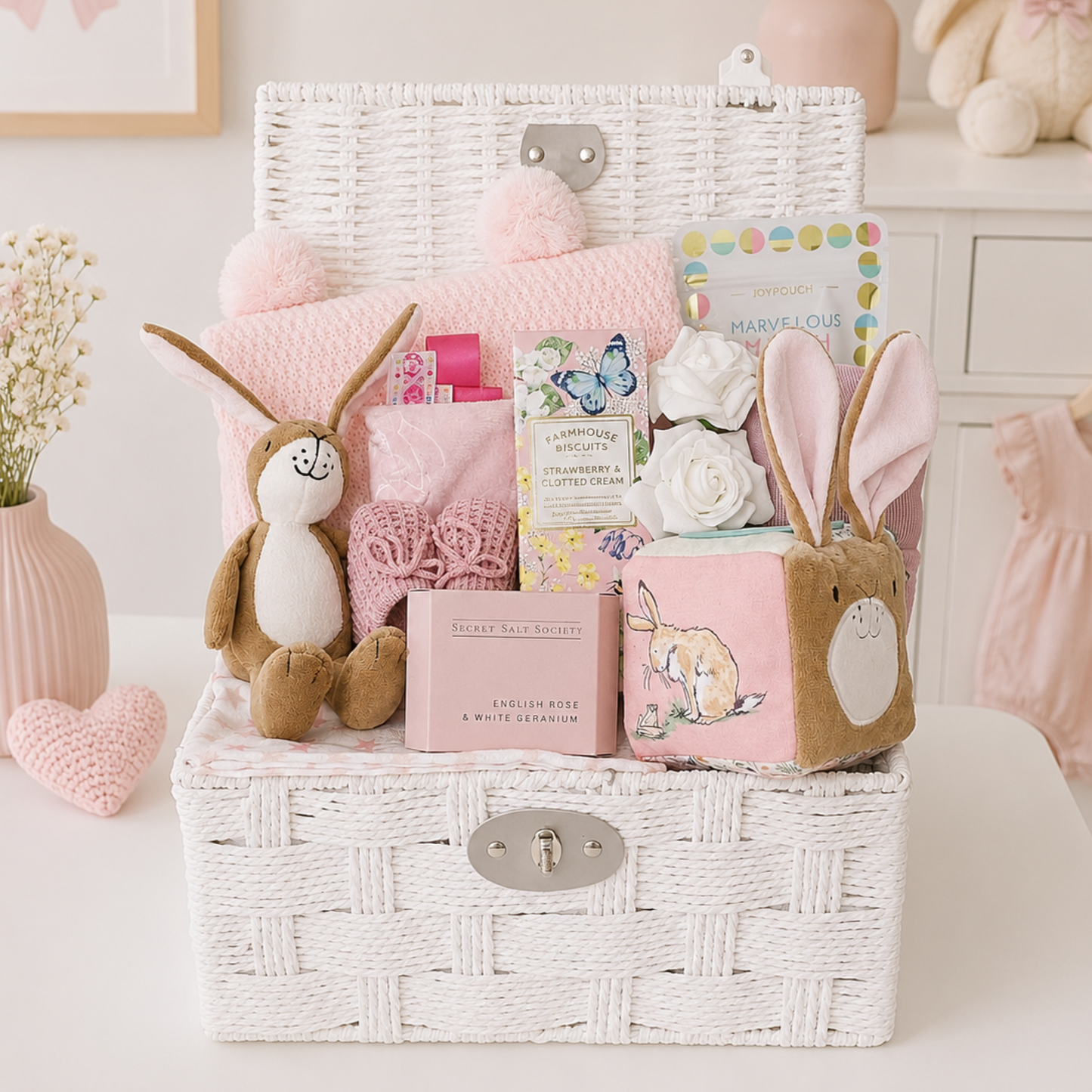 Guess How Much I Love You Baby Girl Hamper  Mum & Baby Gift Basket