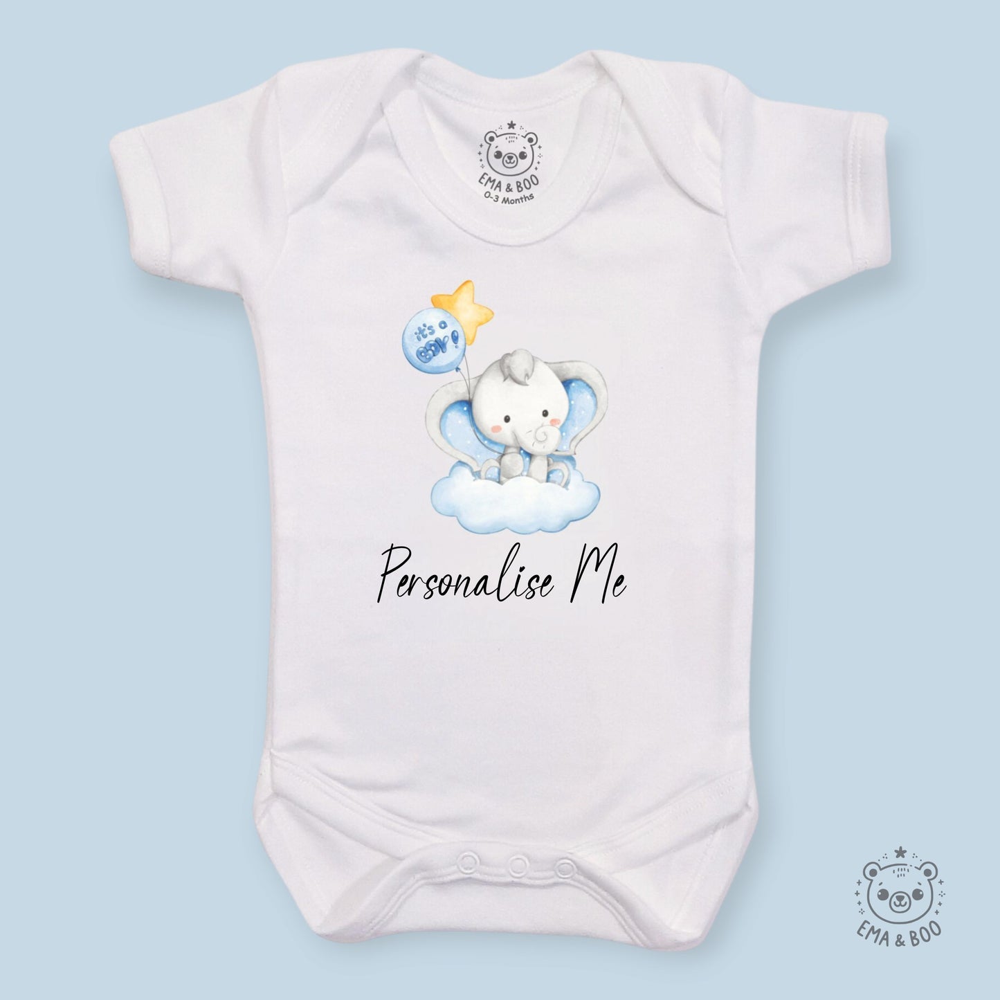 Personalised Baby Bodysuits - It's a Boy