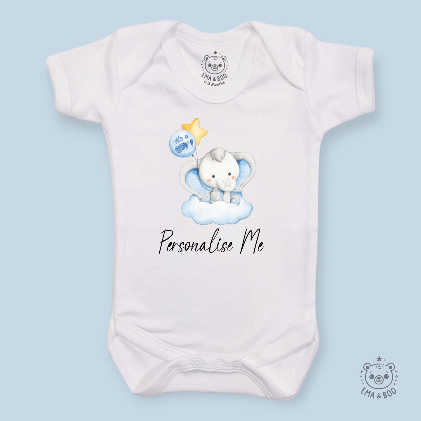 Personalised Baby Bodysuits - It's a Boy