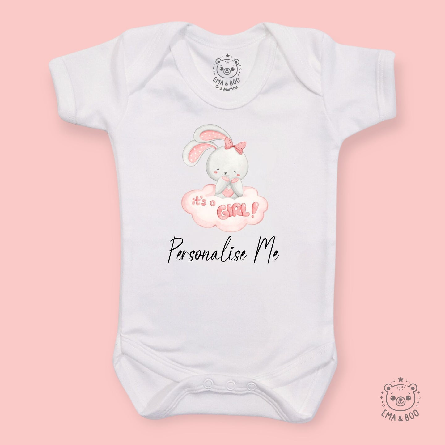 Personalised Baby Bodysuits - It's a Girl