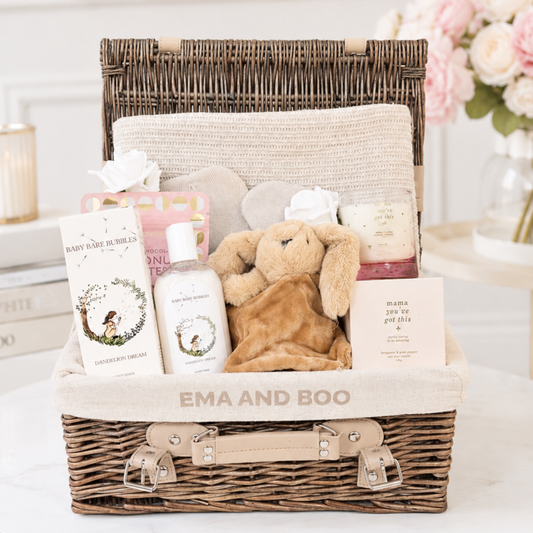 Luxury New Mum & Baby Gift Hamper  Neutral Baby Gift Basket