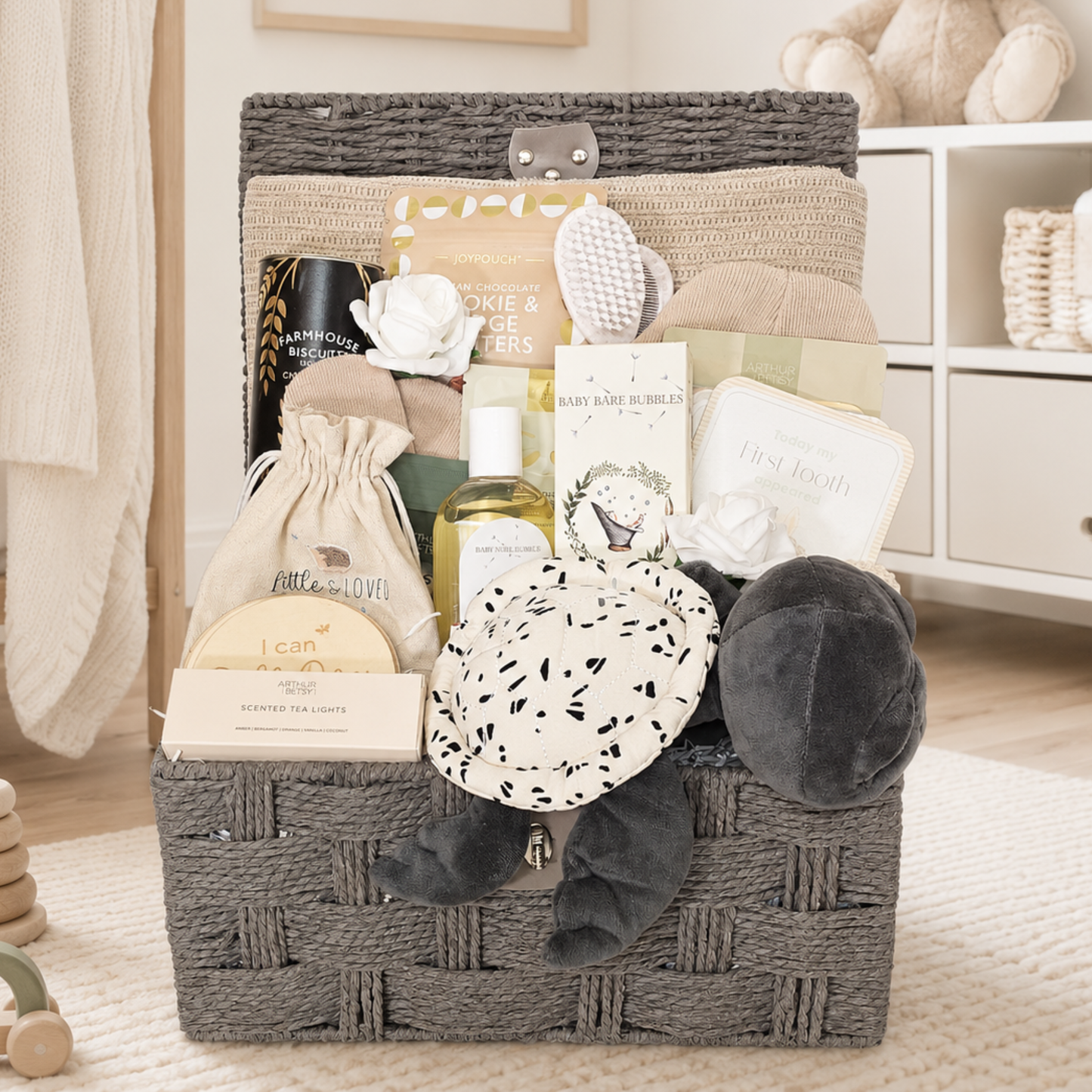 Luxury New Parents & Baby Hamper  Unisex Baby Gift Basket
