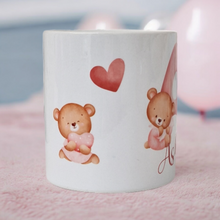 Load image into Gallery viewer, Personalised Ceramic Money Box - Pink Bear
