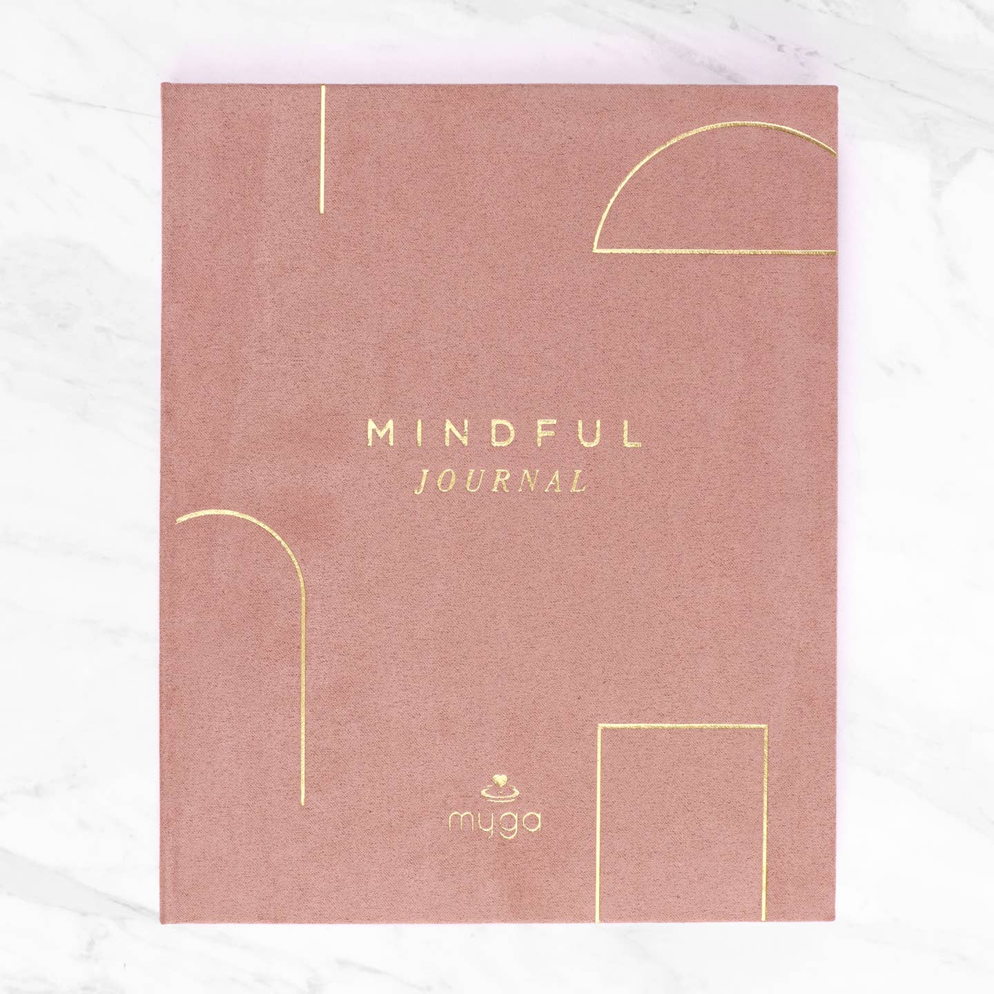 Dusty pink mindful journal new mum gift