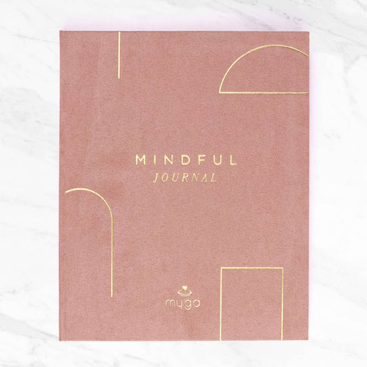 Dusty pink mindful journal new mum gift