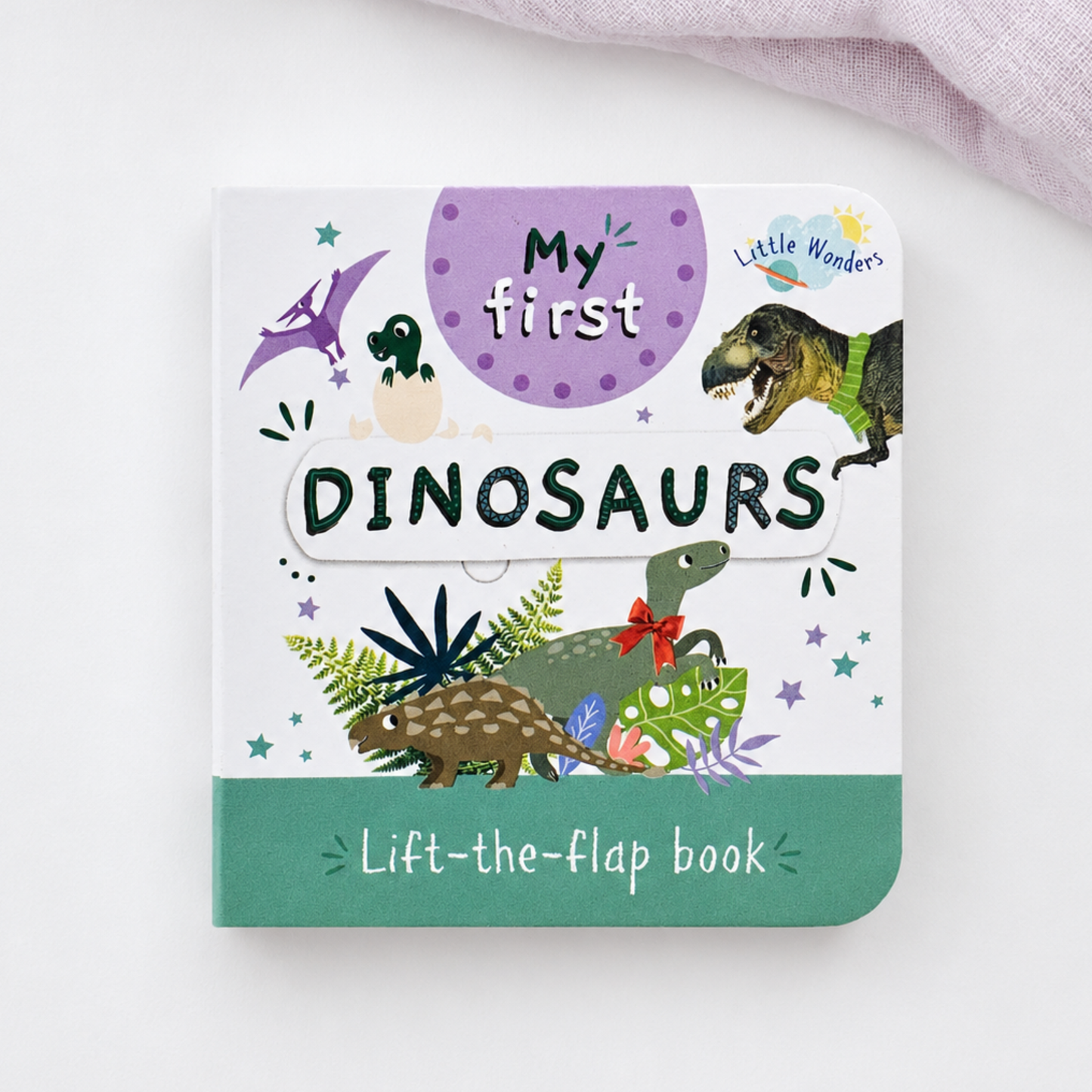My First Dinosaurs mini lift-the-flap baby book for little hands