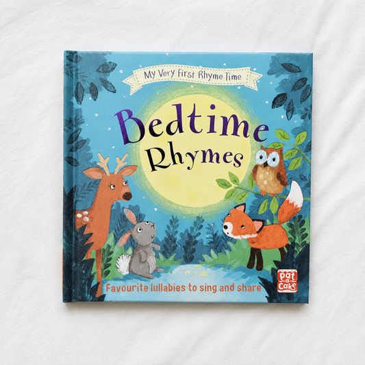 My Very First Rhyme Time Bedtime Rhymes baby book by Pat-A-Cake with woodland animals