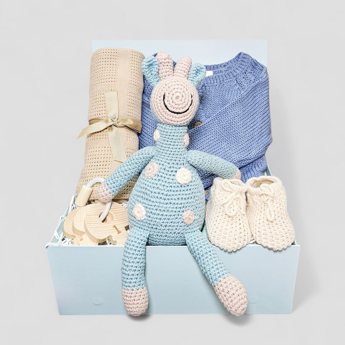 My First Giraffe Baby Boy Gift Box | Newborn Gifting