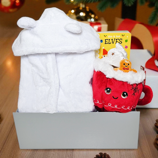 Neutral baby Christmas gift box
