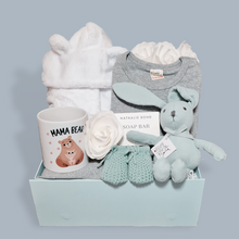 Load image into Gallery viewer, New Mum and Baby Boy Gift Hamper - Baby Shower Hamper
