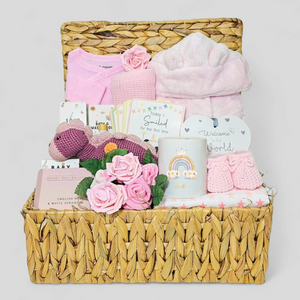 New Mummy Gifts - Luxury Mum and Baby Girl Hamper - Ema and Boo