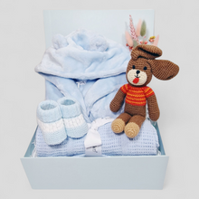 Load image into Gallery viewer, Sweet Surprise Baby Boy Hamper | Organic Newborn Gifts
