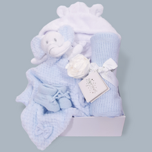 Load image into Gallery viewer, Newborn Baby Hamper - Blue Elephant Baby Hamper
