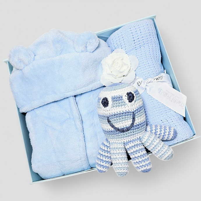 Ocean Snuggles Baby Boy Gift Box