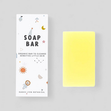 Load image into Gallery viewer, Organic baby sleep soap – gentle lavender bath bar for babies with sensitive skin, 120g
