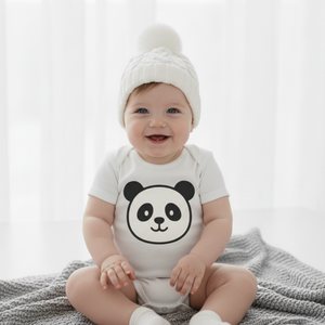 Panda Baby Bodysuit – Unisex Newborn Gift