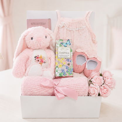 Personalised Baby Girl Gift Box Hamper for Mum & Baby