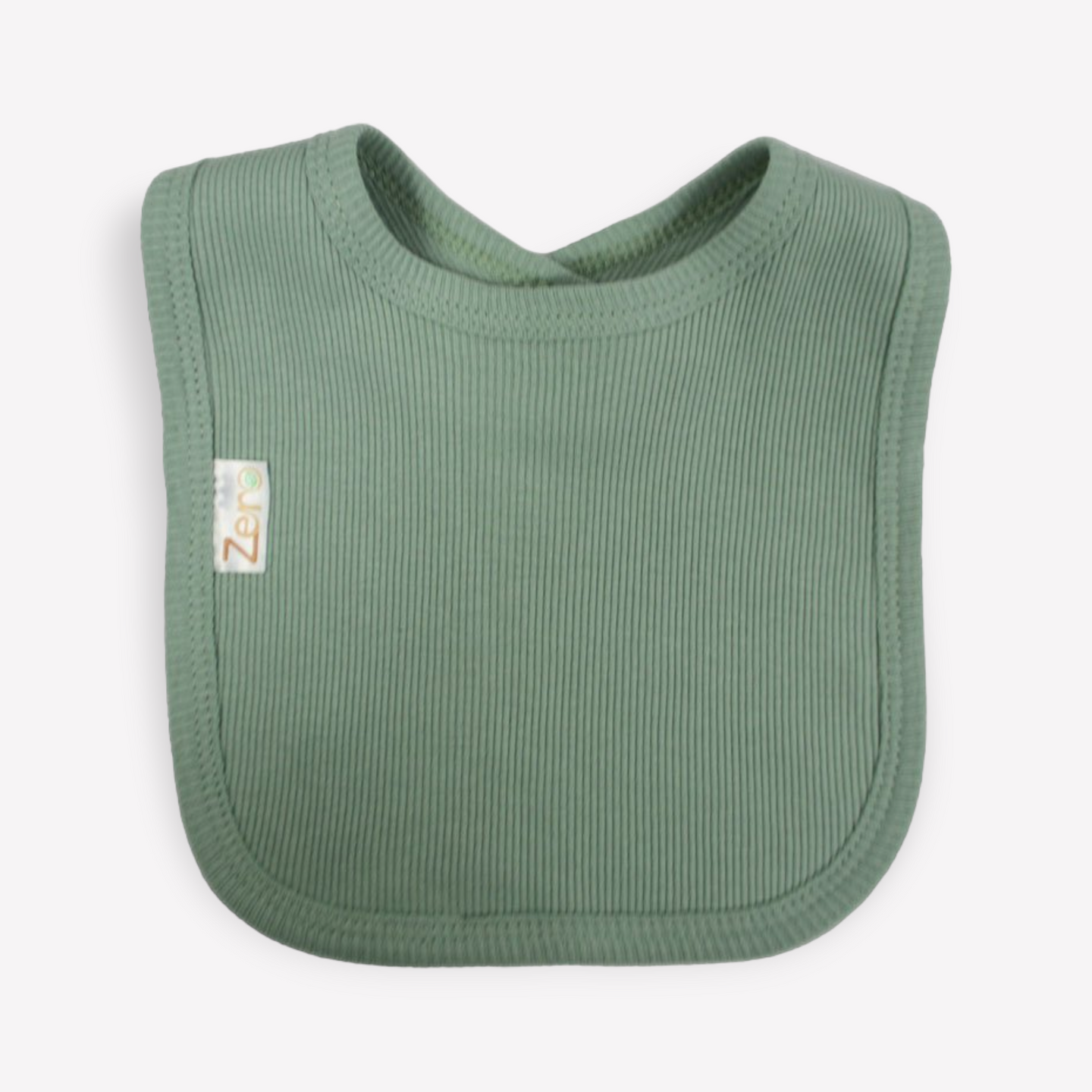 Baby Sage Ribbed Bib