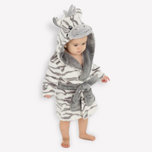 Load image into Gallery viewer, Zebra Baby Dressing Gown

