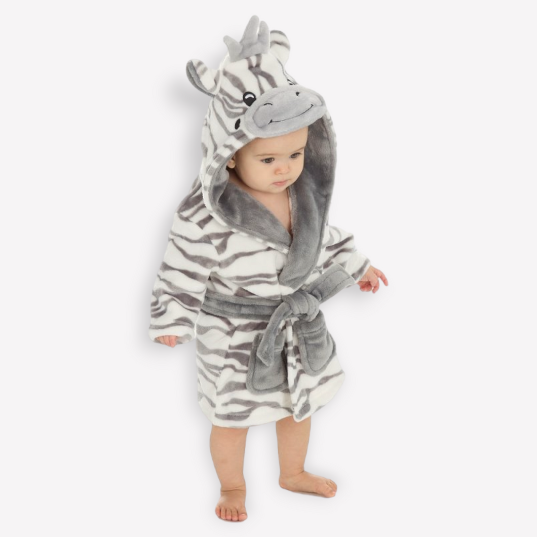 Zebra Baby Dressing Gown