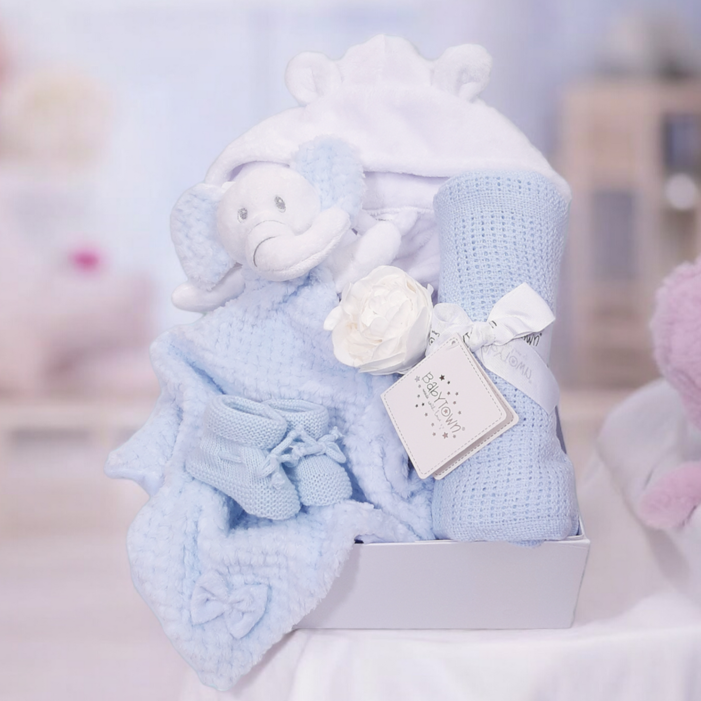 Baby Boy Gifts Hamper - Blue Elephant