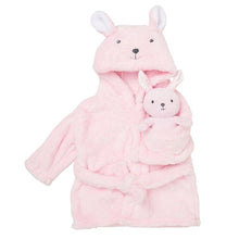 Load image into Gallery viewer, Pink Bunny Bath Robe
