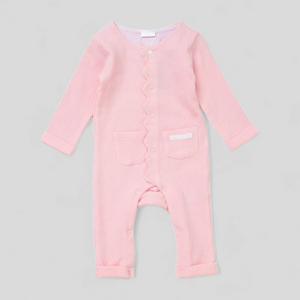 Pink Button Up Romper