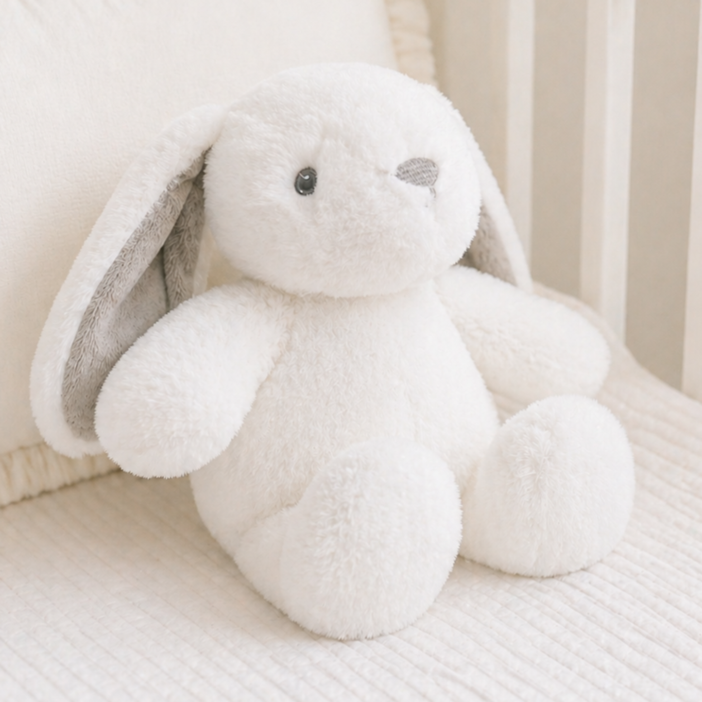 White Plush Bunny Soft Toy