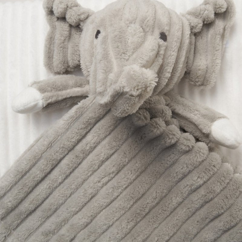 Elephant plush ribbed comforter