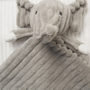 Elephant plush ribbed comforter
