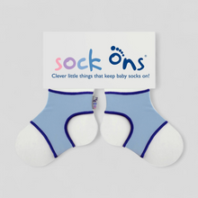 Load image into Gallery viewer, Baby Sock Ons in Blue
