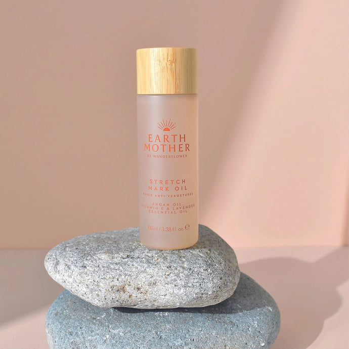 Nourishing stretch mark oil ideal for new mum gifts