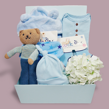 Load image into Gallery viewer, Baby Boy Hamper Box - Gifts for Babies - Ema and Boo

