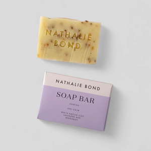 Unwind soap bar – handmade organic soap with lavender, bergamot and kaolin clay for sensitive skin