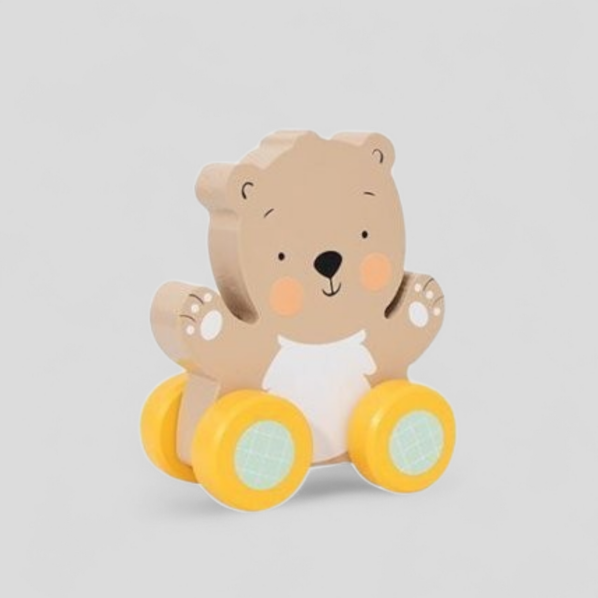 Wooden Push along baby toy
