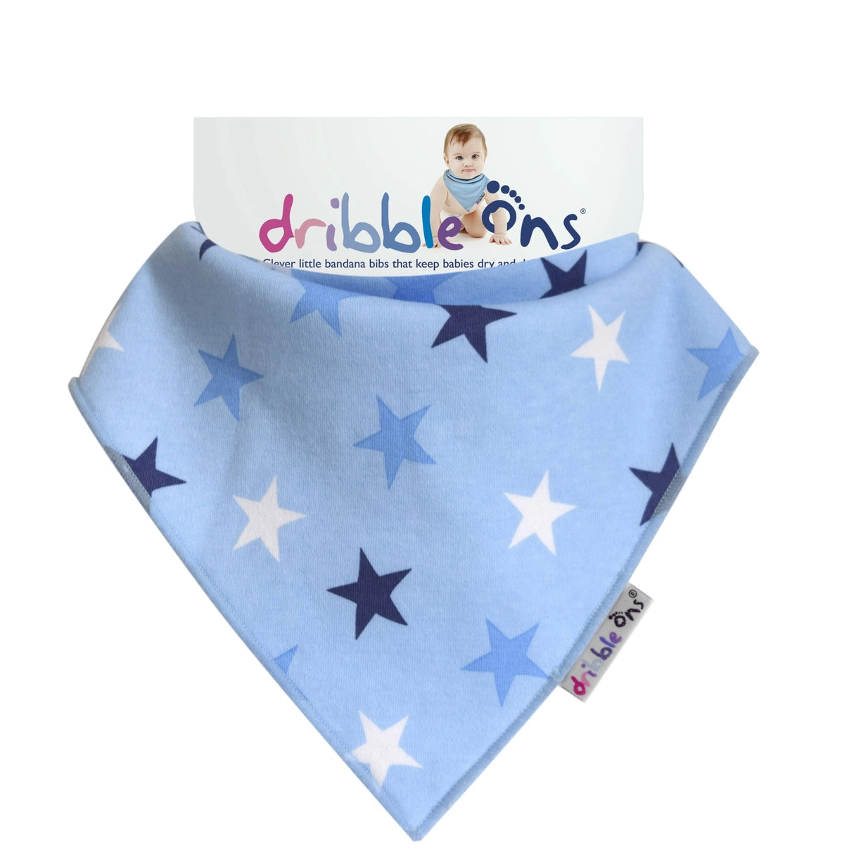 Dribble Ons Blue Stars Bib