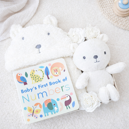 baby’s first numbers board book baby gift box