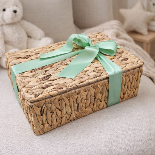 Water hyacinth baby hamper for build your own baby gifts