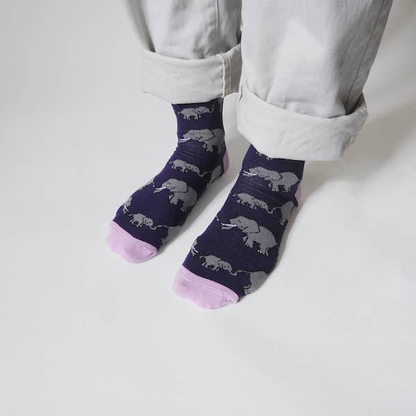 Elephants - Bambo Socks