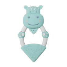 Load image into Gallery viewer, Chewy the Hippo Teether - Textured Baby Teether
