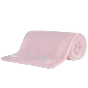 Luxury Baby Plush Blanket in Pink