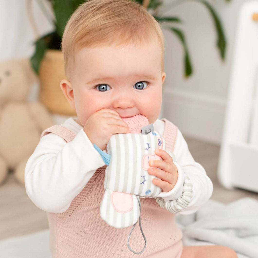 Darcy the Elephant Handychew - Sensory Baby Teething Toy
