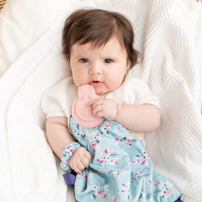 Botanical Bloom Comfortchew - Baby Comforter With Teether
