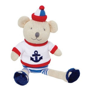 Cotton Knit Nautical Bear