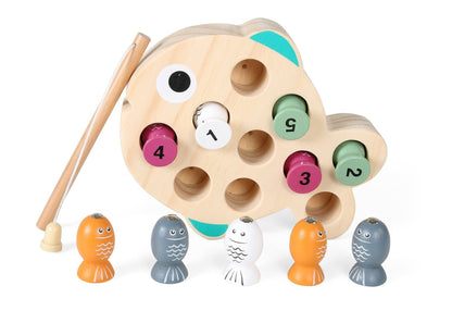 Fishing Game with Magnetic Stick