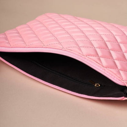 Quilted Rectangle Pouch Bag